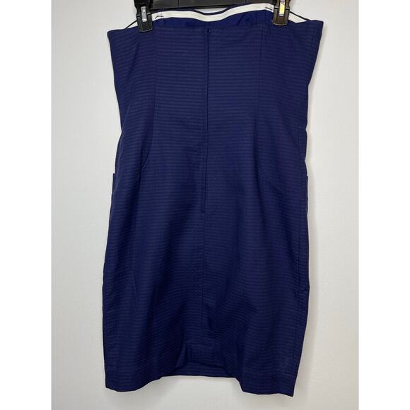 Lilly Pulitzer Vanna strapless Navy Nautical Mini Dress size 10 NWT - Picture 8 of 10